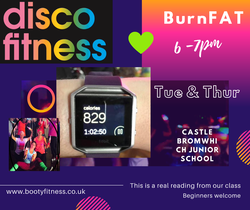 burn 829 calories at a disco fitness class