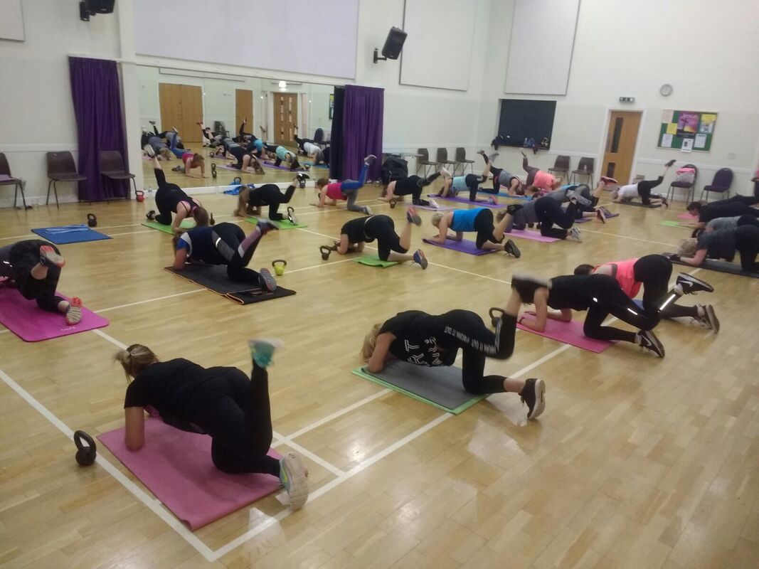 Kettle bell class at Booty Fitness  Booty toning classes in Castle bromwich with Rebecca Burn calories with Booty Tone